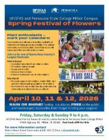 2026 Spring Festival of Flowers Flyer